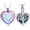 2 PCS-Tree, variant on Personalized Glass Heart Cremation Jewelry - Photo Custom Photo Ashes Necklace Memorial Cremation Necklace Cremation Jewelry for Women Men