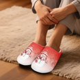 thumbnail image 3 of Chririnla Red Cartoon Snowman Women's Trendy Slippers Soft Plush Fuzzy Comfy Non Slip Indoor Outdoor House Shoes Warm Cozy Memory Foam Sole Lightweight, 3 of 7