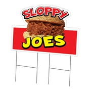SignMission C-DC-2436-DS-Sloppy Joes19 24 x 36 in. Yard Sign & Stake - Sloppy Joes