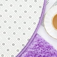 thumbnail image 4 of LOCHAS Luxury Velvet Fluffy Carpet Soft Children Rugs Room Mat Modern Shaggy Area Rug for Bedroom Bedside Home Decor,2.6'x5.3',Purple, 4 of 7