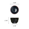 thumbnail image 2 of Excellante Tenmoku melamine dinnerware collection 4 oz, 3 1/4" mug, comes in dozen, 2 of 2
