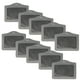thumbnail image 2 of Titular de La Tarjeta de Identificación Sunnimix 10pcs Impermeable Resellable Gris, 2 of 8