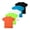 5PACK-1#, variant on HuaAngel Boys Girls Quick Dry T-Shirts 5 Pack Short Sleeve Athletic Tees Age 4-12