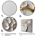 thumbnail image 3 of Designart "White Orchid Tree Garden Of Branches II" Tree Floral Canvas Wall Art, 3 of 5
