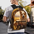 thumbnail image 7 of Fotbe Pastoral Sunflower Corgi Lightweight Casual Laptop Backpack for Men and Women, Daily use Waterproof backpack, Backpack for College, 7 of 7