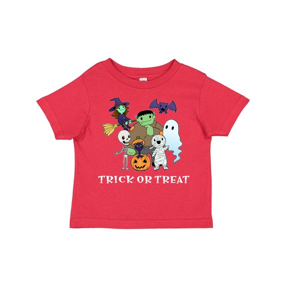 Inktastic Halloween Trick-or-treat Cute Group of Monsters Boys or Girls Toddler T-Shirt