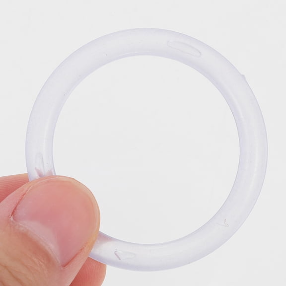 Masteelf 10pcs Round Purse Handle Round Ring Handbag Purse Handles Replacement Decorative Handbag Handle For Macrame Bag Straw Bag Crocheted Purse Making