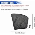 thumbnail image 2 of 2PCS Car Window Shades, Stretch Mesh Sunshade Cover Block UV Rays for Front Windows, Breathable Car Window Screen for Baby, Heat, Bugs & Privacy Protection for SUVs Camping (Front Windows/SUV), 2 of 6
