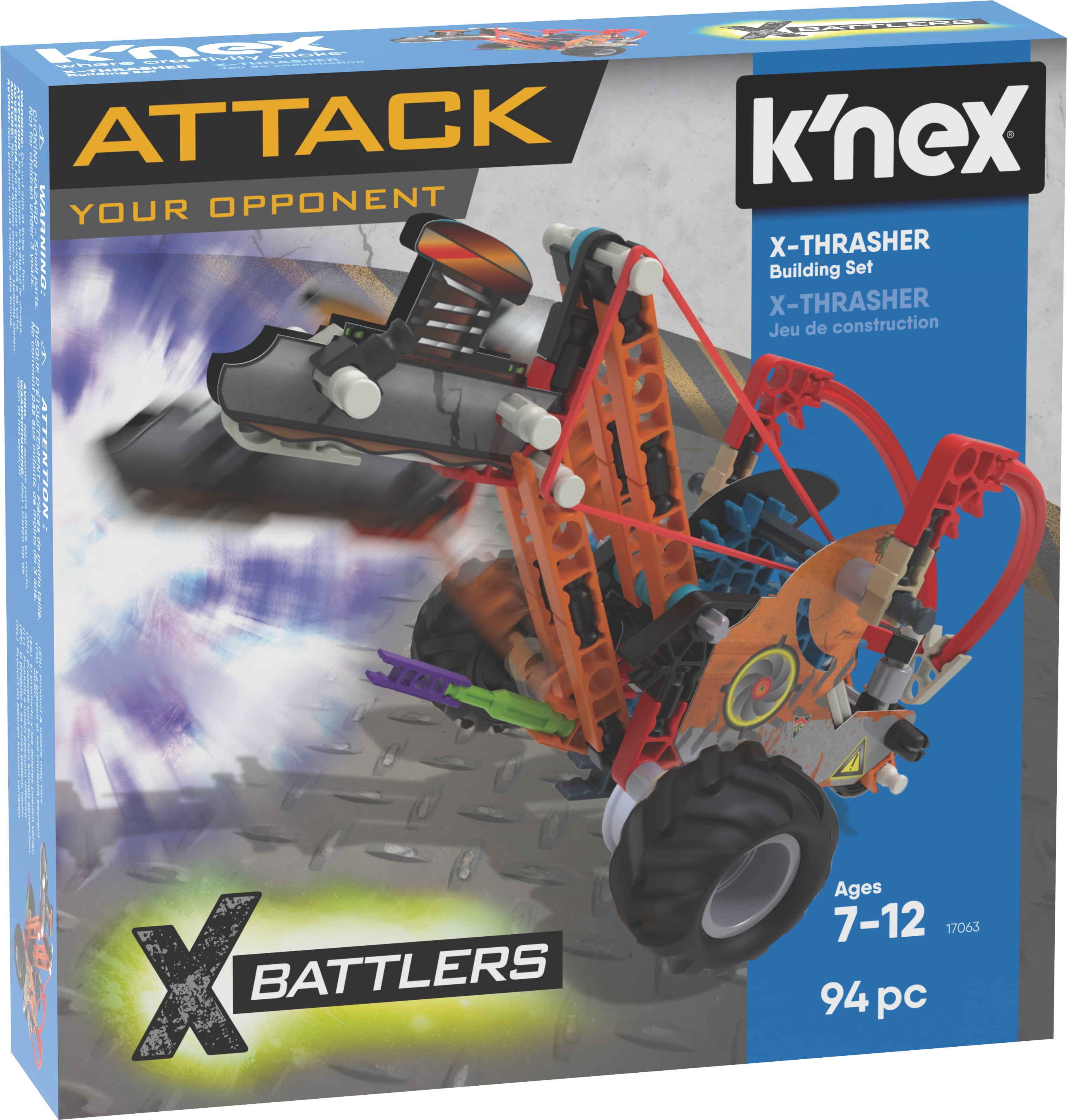 K'nex X-Saw Attack 101 Piece X Battlers Set 17064 Age 7-12 Years Free UK Postage 