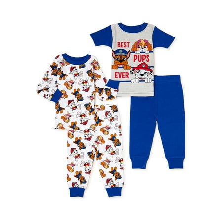 

Paw Patrol Baby and Toddler Boy Pajamas 4-Piece Sizes 12M-5T