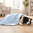 thumbnail image 5 of Cififendec All Season Pet Cooling Blanket, 35"×25", Lightweight Air Conditioner Quilt for Dog Cat Indoor Sofa Bed Summer Cool Sleeping Cover, 5 of 5