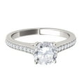 thumbnail image 2 of Aonejewelry 0.50 Carat Diamond Solitaire Engagement Prong 10K White Gold Genuine Diamond, 2 of 4