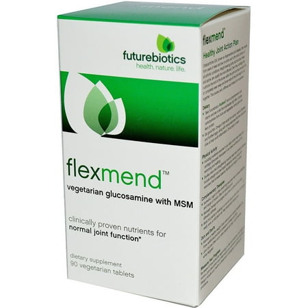 Futurebiotics Flexmend Vegetarian Glucosamine with MSM Tablets, 90 CT