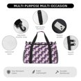 thumbnail image 4 of Kdxio Leopard Print Travel Duffel Bag Gym Bag Weekender Travel Bag Gym Bag for Women &Men Airplane Travel Essentials for Flying, 4 of 7