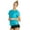 Ocean Blue, variant on Women's S/S UPF 50+ Comfort Fit Rash Guard, Crew Neck, Short Sleeve (Women’s)