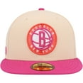 thumbnail image 2 of Men's New Era Orange/Pink Brooklyn Nets Passion Mango 59FIFTY Fitted Hat, 2 of 6