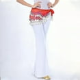 thumbnail image 2 of Felirenzacia Belly Dance Hip Scarf 158 Gold Coins Dance Skirt, Red,Free Size, 2 of 4