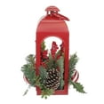 thumbnail image 3 of HOLIDAY TIME PL 15 in Red Metal Lantern Home Decor, 3 of 5