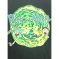 thumbnail image 2 of Adult Swim Junior Women's Gray Rick & Morty Portal Jumping Long Sleeve T-Shirt, 2 of 2