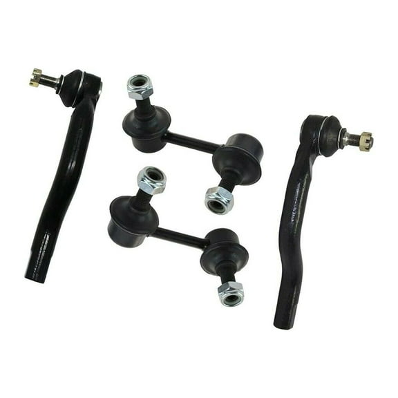 4 Pc Front Sway Bar Links   Outer Tie Rod Ends Suspension Kit for 1.8L (USA Models ONLY) Fits select: 2006-2011 HONDA CIVIC