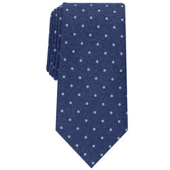 MSRP $55 Club Room Men's Classic Dot 2.75" Tie Navy Size OSFA