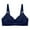 Navy, variant on Tbopshirt Wireless Bras for Women Plus Size,Stretch Push-Up Womens Bras Lace No Wire,Woman's Color Comfortable Hollow Out Perspective Bra Underwear No Rims
