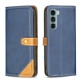 thumbnail image 1 of Premium Leather for Motorola Moto G200 5G Case, Kickstand Card Holder  Wallet Flip Protective Shockproof Folio Magnetic Classic Phone Case Cover for Motorola Moto G200 5G 6.8 inch,Blue, 1 of 8