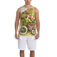 thumbnail image 4 of Easygdp Australian White Tree Frog Sitting on Branch Men's Mesh Basketball Jersey Quick Drying Sleeveless Shirts Fitted Muscle Tank Tops Sport Round Neck T-Shirt - X-Large, 4 of 9