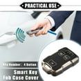 thumbnail image 2 of Unique Bargains Remote Keyless Smart Key Fob Case Protection Shell for GMC Canyon Sierra 4 Button Soft TPU Black, 2 of 7