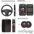 thumbnail image 7 of KUIFORTI Skull Rose Automobile Seat Cover Sets All-Season Protection Set of 14 Automotive Front Seat & Bench Back Seat Cover Easy to Install Comfortable Fit Most Cars, Truck, Suv, or Van, 7 of 7