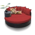 thumbnail image 1 of Zen Circular Sun Bed - Outdoor Wicker Patio Furniture, 1 of 7