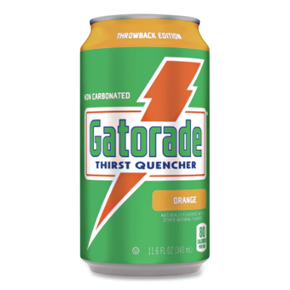 Thirst Quencher Can Orange, 11.6oz Can, 24/Carton