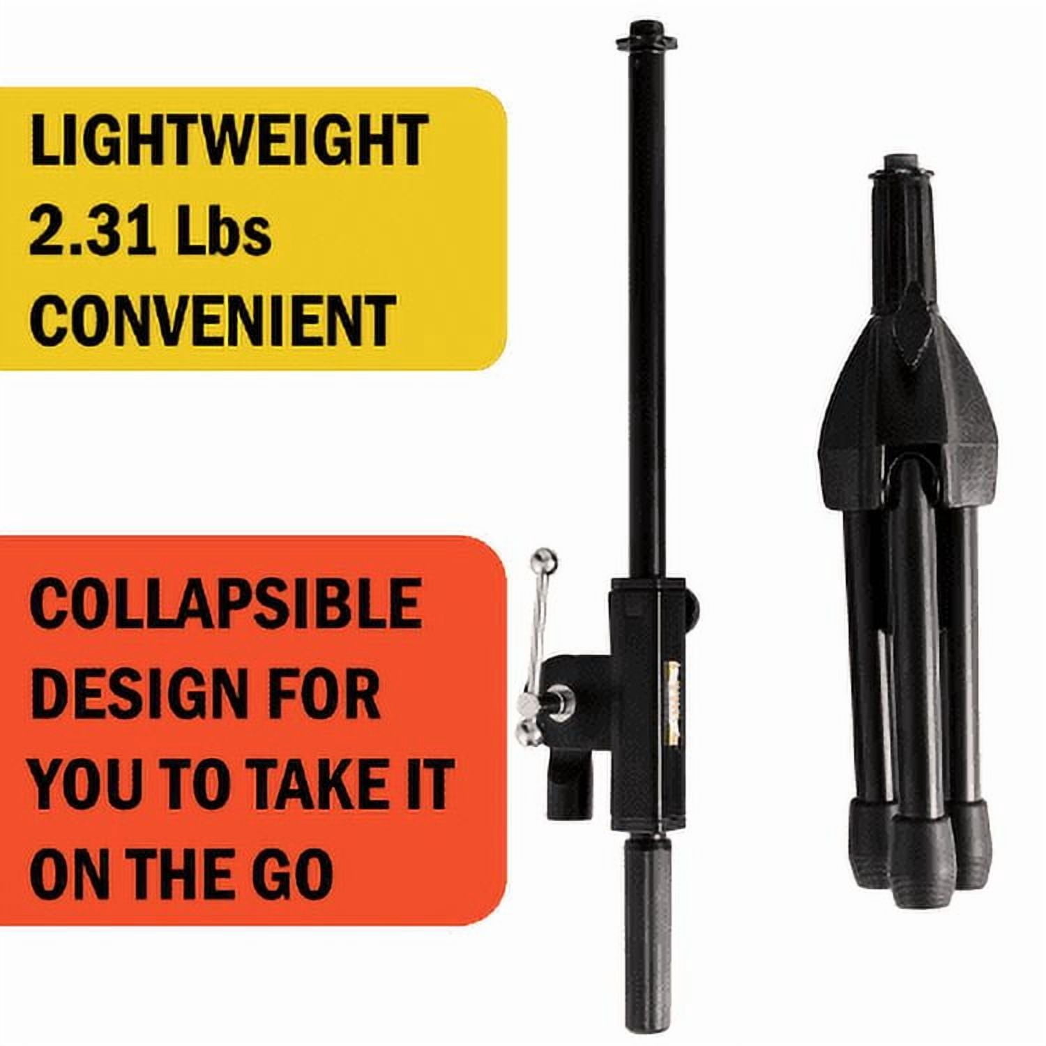 Stage Rocker Powered by Hamilton SR610121B Lo-Profile Mic Boom Stand - Black