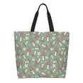 thumbnail image 1 of Easygdp Retro Hippie Groovy Mushroom Bolsas Tote para Mujer, Bolsos de Hombro para Viaje, Bolsos de Mano de Gran Capacidad para Compras y Trabajo, 1 of 8