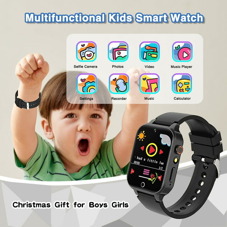 Kids Smart Watch with Camera Games Music Player, Pedometer