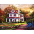 thumbnail image 1 of Diamond (DB5256) Casa de campo serie flores y plantas redonda resina LD94 20X30cm Hugtrwg Para estrenar, 1 of 1
