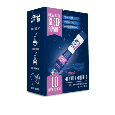 - Dream Water Sleep Powder Sticks Snoozeberry - 10 CT1.05 OZ