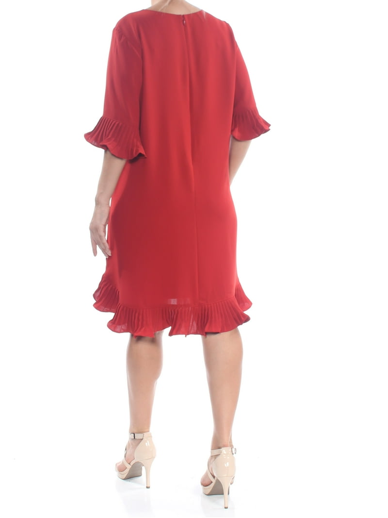 strapless open back dress Women's Abstract-Print Pleated Midi Dress – RICHRADIQS