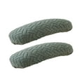 thumbnail image 4 of 1 par de fundas para reposabrazos de silla de oficina, fáciles de instalar, con banda elástica para el hogar. Verde, 4 of 9