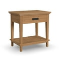thumbnail image 7 of Homestyles Oak Park 2-Piece Traditional Wood Queen Bed with Nightstand in Brown, 7 of 7