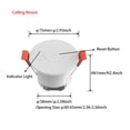 thumbnail image 2 of Sensor de presencia Sensor de movimiento inteligente WenzhiIoT ZigBee 5.8 GHz, 2 of 7