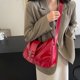 thumbnail image 2 of Elegant Underarm Bag Crossbody Bags PU Leather Handbag Fashionable Retro Shoulder Purse For Women Girls White, 2 of 4