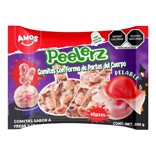 Gomitas Amos Peelerz Partes del Cuerpo 200 g