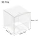 thumbnail image 2 of Pl?stico Minorista Cajas 1.4"x1.4"x1.4" (36x36x36mm) Regalo Caja con Protectora Pel?cula para Navidad, Boda, Fiesta Envoltura Transparente Paquete de 30 Unique Bargains cajas decorativas, 2 of 4