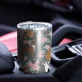 thumbnail image 4 of 30oz Cute Boxer Dog and Flowers Florals Tumblers Stainless Steel Tumbler with Lid and Straw,Vacuum Insulated Double Wall Travel Tumbler Cups Mug with Cleaning Brush for Coffee,Tea, 4 of 7