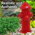 thumbnail image 4 of Sunnydaze 21" Fire Hydrant for Dogs Outdoor Statue, Red, 4 of 17