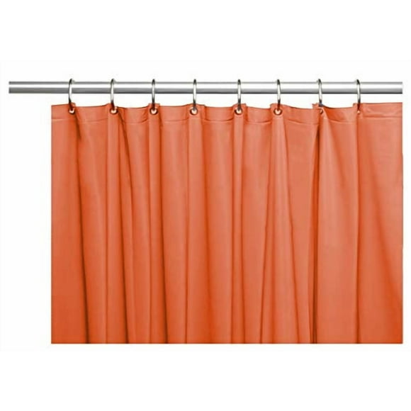 Venice Élégant pour la Maison Doublure de Rideau de Douche en Vinyle Robuste avec 12 Oeillets Métalliques Rouille