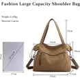thumbnail image 2 of Women Tote Bag Canvas Handbag Large Capacity Shoulder Bag Crossbody Bag Casual Top Handle Bag Messenger Bag, 2 of 5