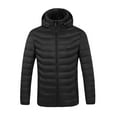 thumbnail image 2 of Chaqueta térmica para mujer, abrigo cálido con capucha a la moda para senderismo, camping y pesca Negro, 2 of 8