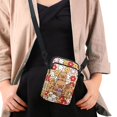 thumbnail image 4 of HELLHERO Black Horse Silhouettes Sunflowers Sling Bag Polyester Double Layer for Daily Use, 4 of 7